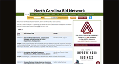 Desktop Screenshot of northcarolinabids.com